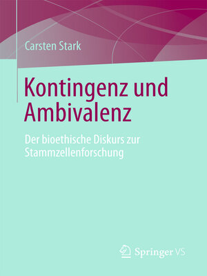 cover image of Kontingenz und Ambivalenz